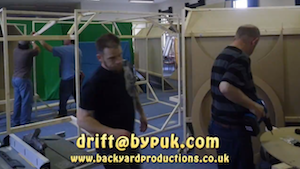 Drift set-building time-lapse